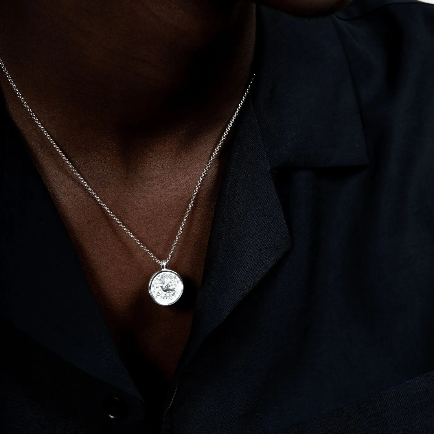Men's Peace Dove Talisman Necklace sold by Dower & Hall product image thumbnail 3