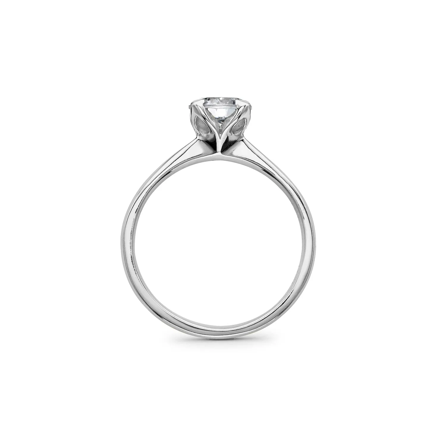 Lotus Diamond Engagement Ring sold by Dower & Hall product image thumbnail 5