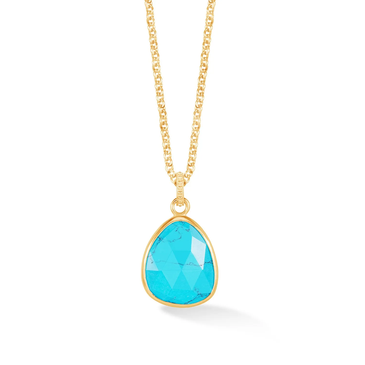 Turquoise Pebble Pendant sold by Dower & Hall product image thumbnail 4