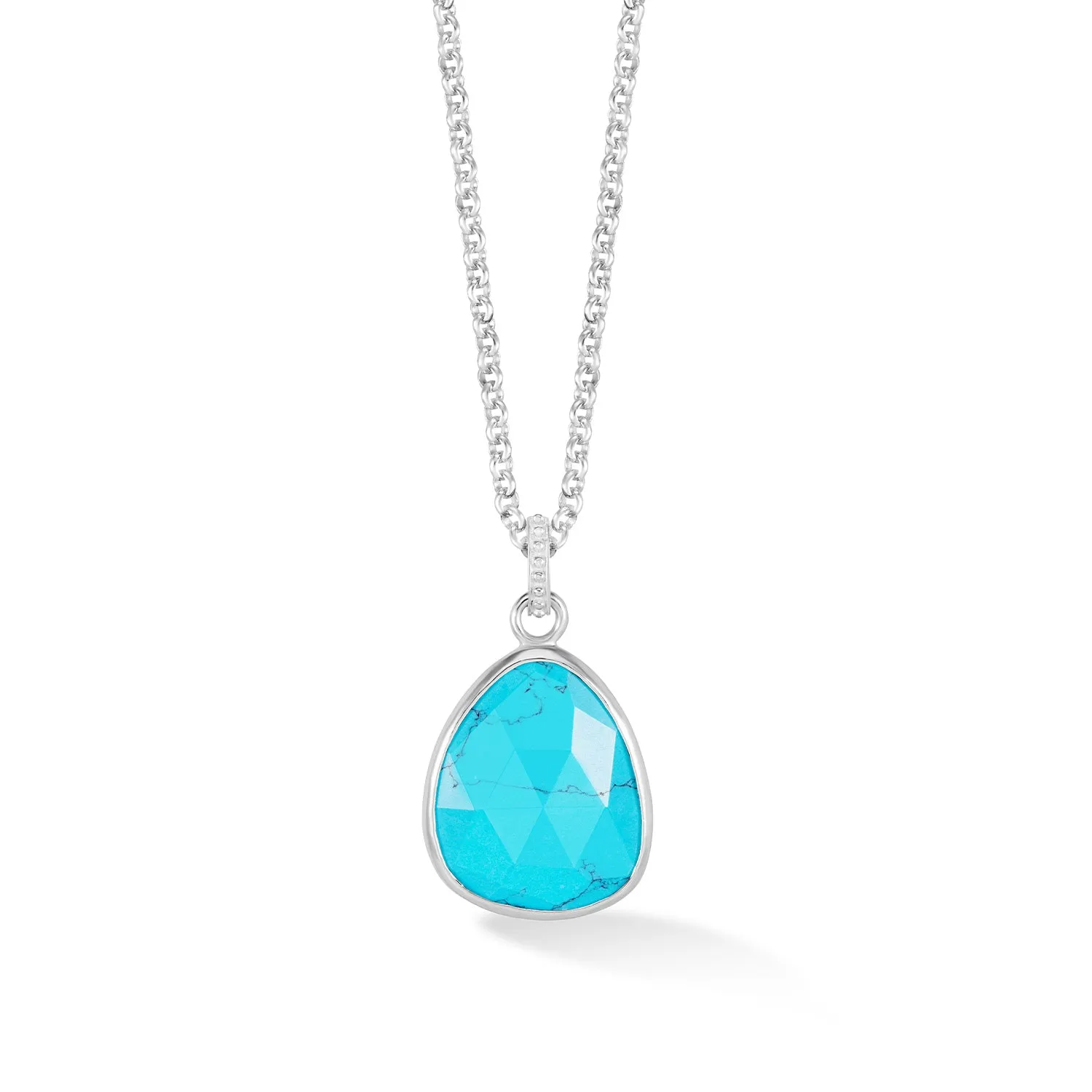 Turquoise Pebble Pendant sold by Dower & Hall