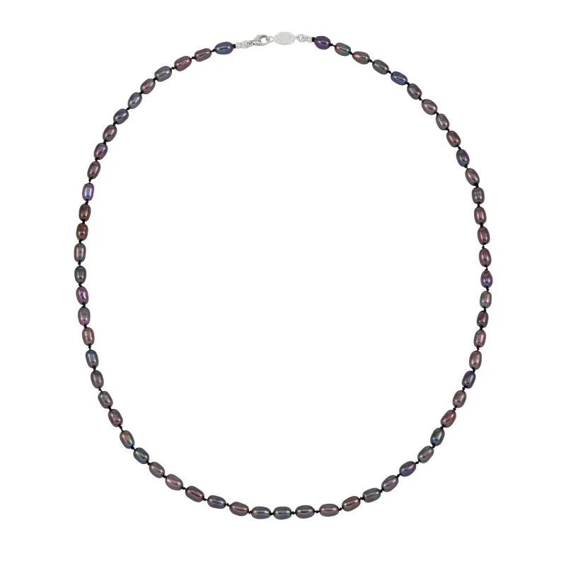 Men's Oval Peacock Pearl Necklace sold by Dower & Hall