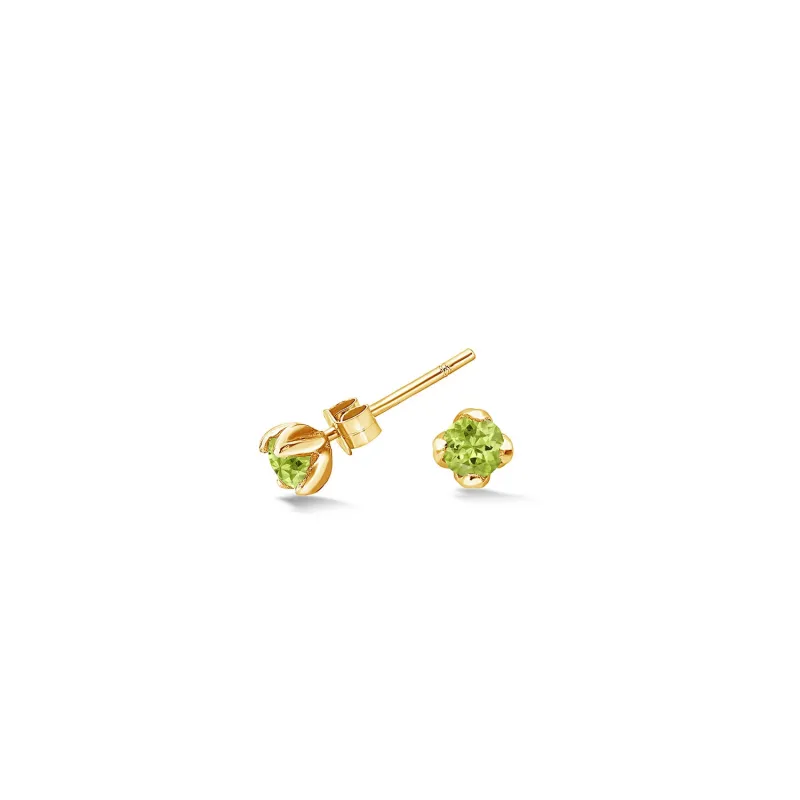 4mm Peridot Orissa Studs sold by Dower & Hall