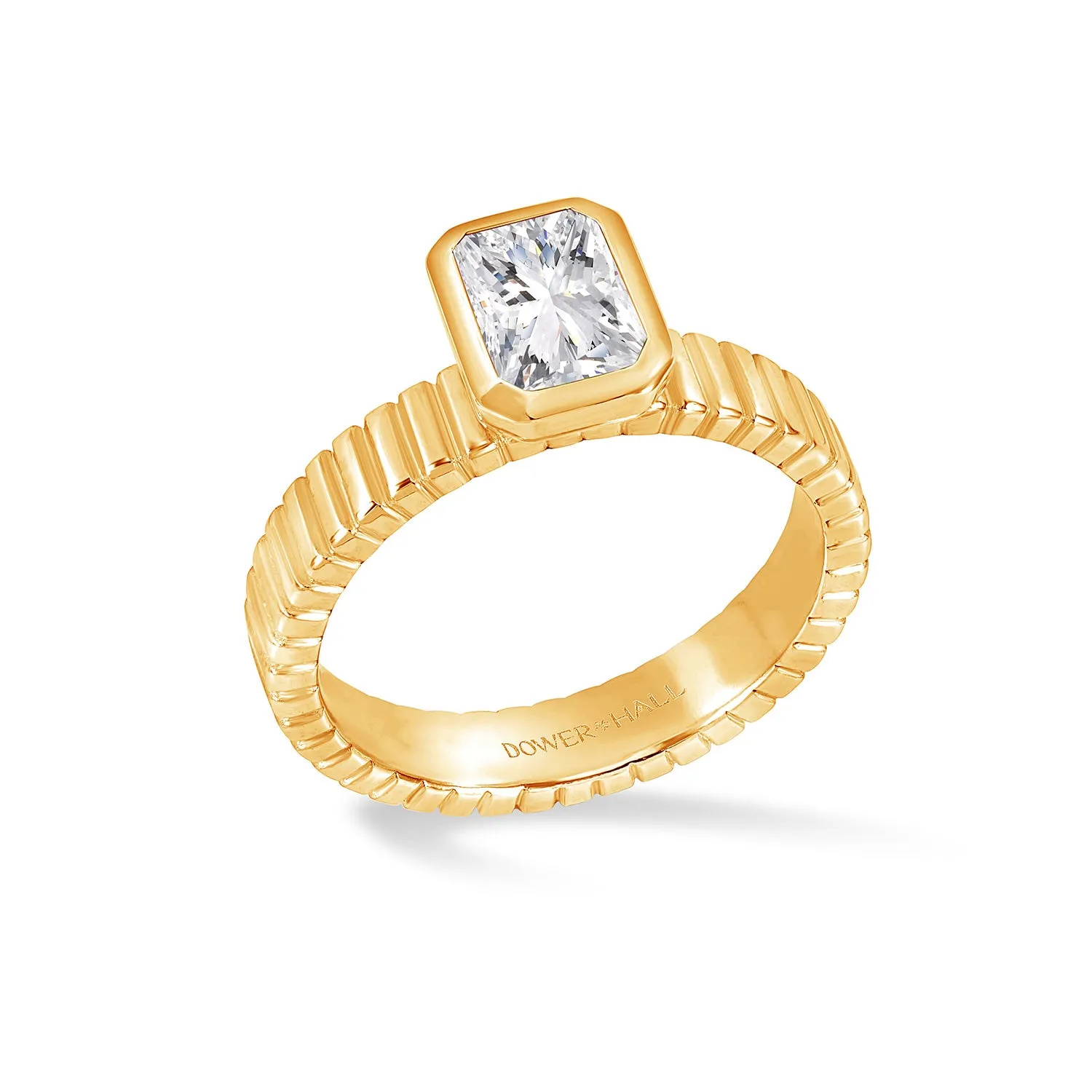 14k Lab Grown Diamond Octagon Twist Twinkle Ring sold by Dower & Hall