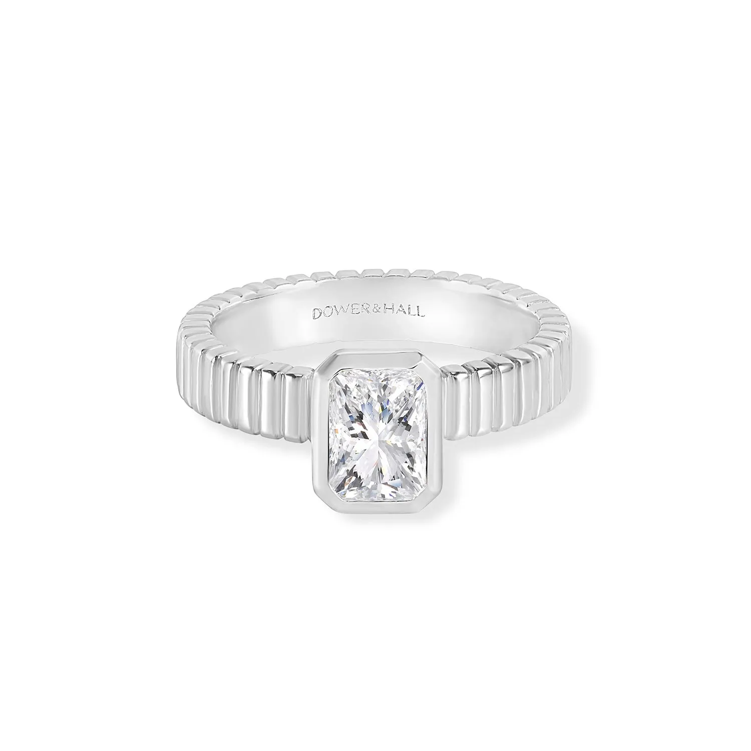 14k Lab Grown Diamond Octagon Twist Twinkle Ring sold by Dower & Hall product image thumbnail 5
