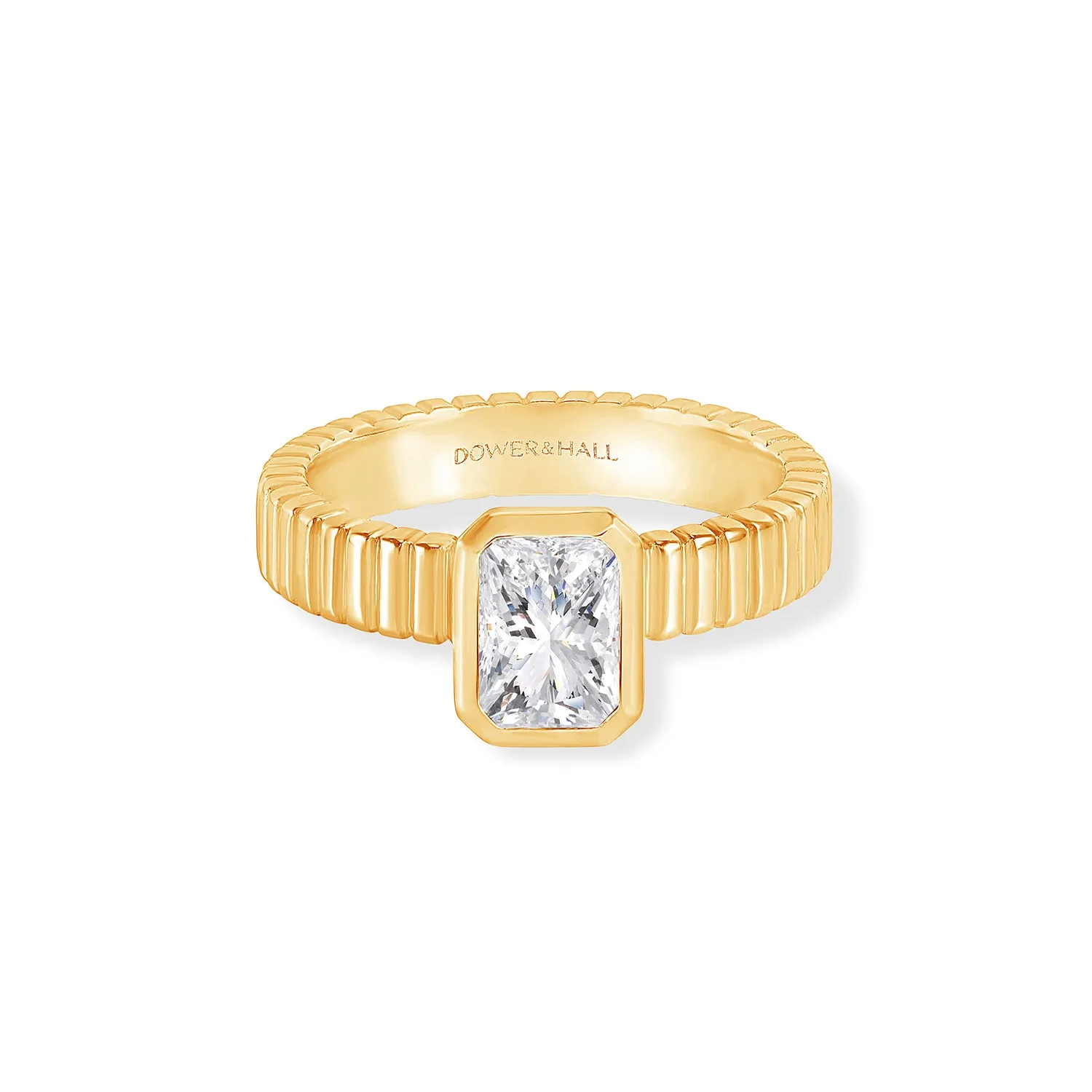 14k Lab Grown Diamond Octagon Twist Twinkle Ring sold by Dower & Hall product image thumbnail 4