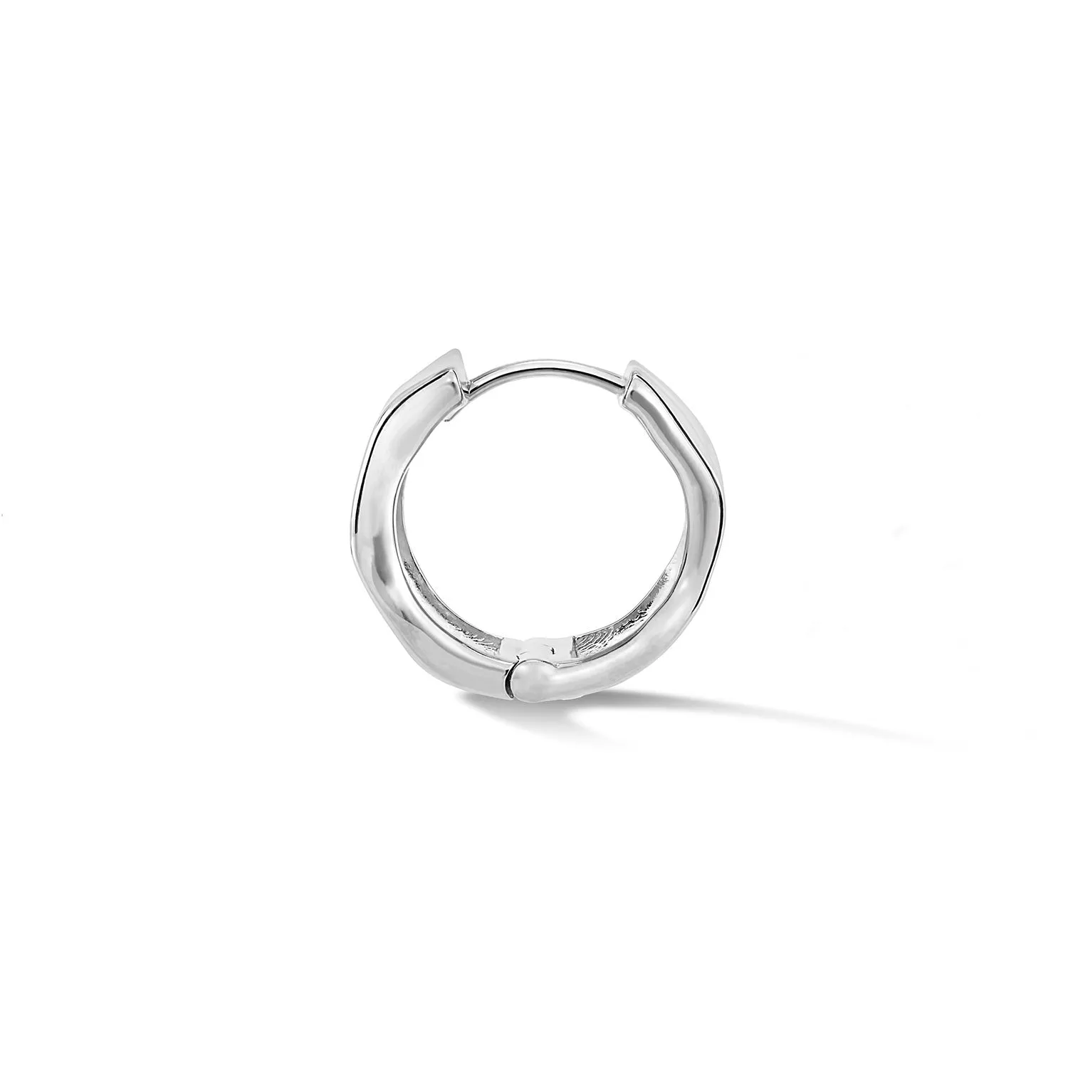 Men's Single Wide Waterfall Huggie Hoop sold by Dower & Hall