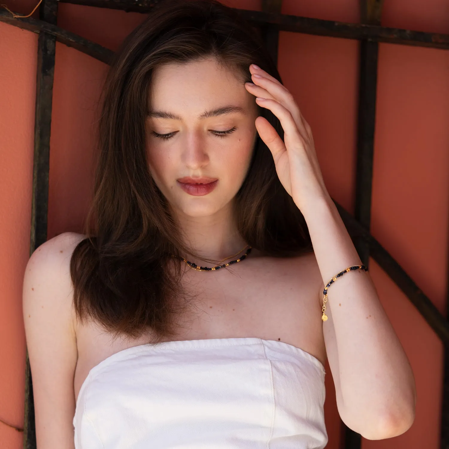 Midnight Orissa Necklace sold by Dower & Hall product image thumbnail 2