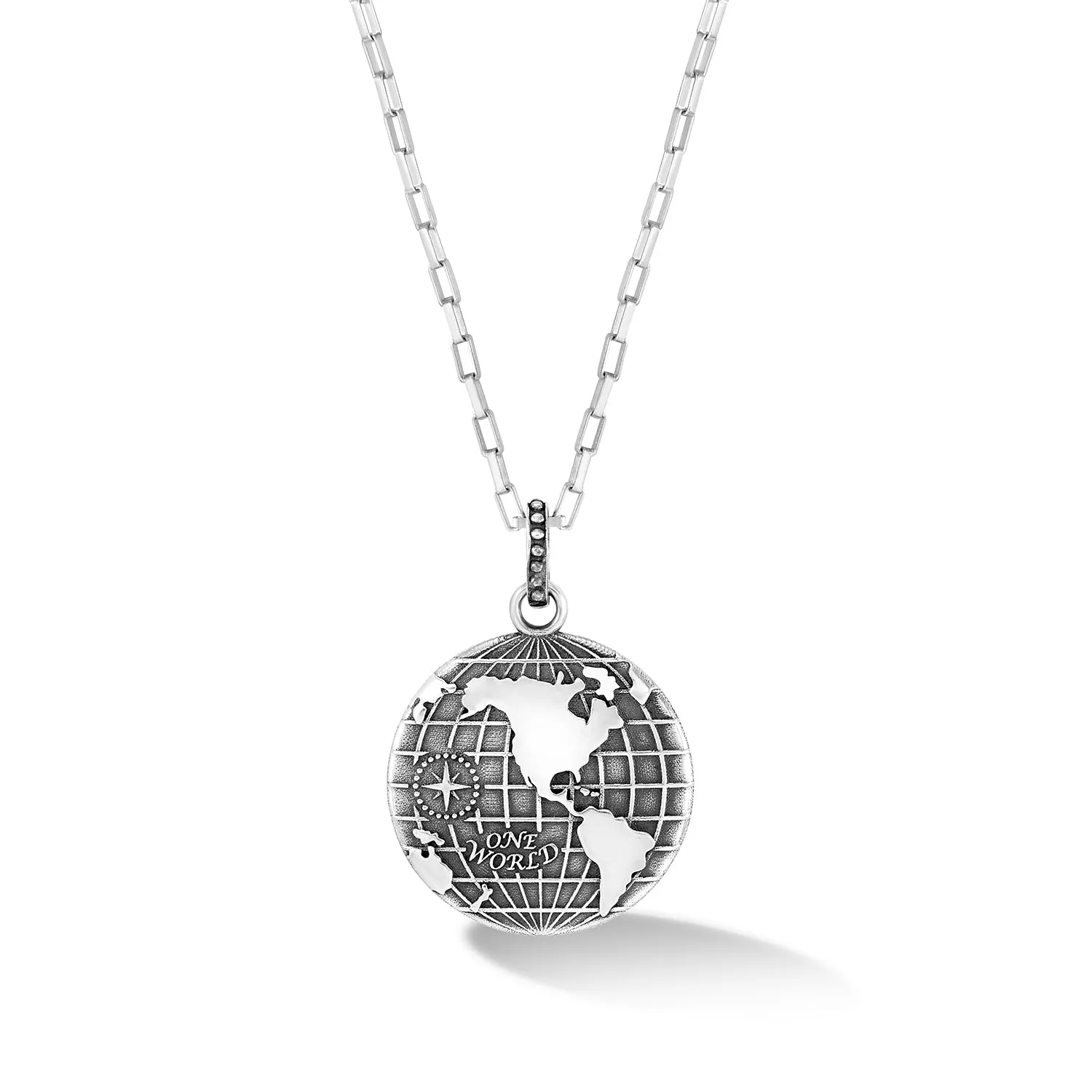 Men's One World Talisman Necklace sold by Dower & Hall