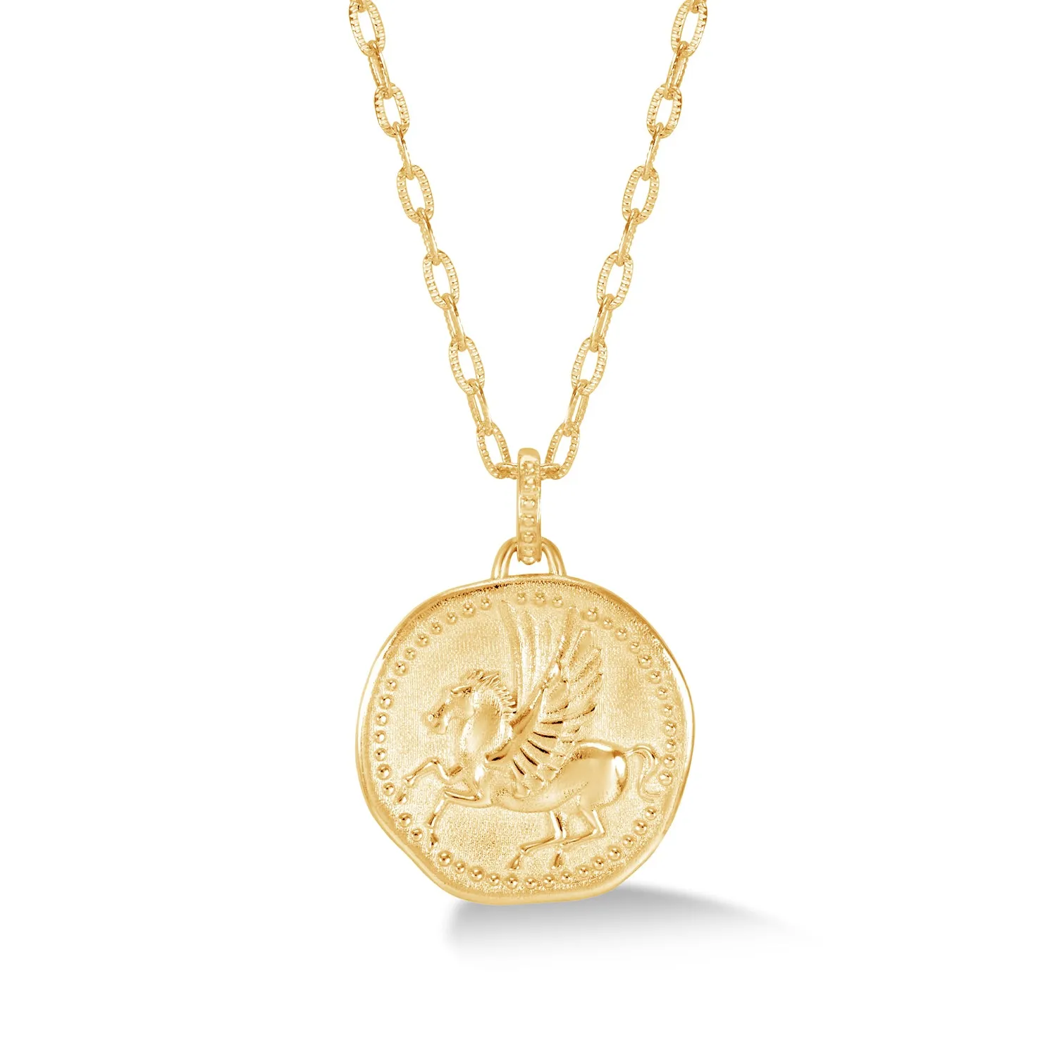 Pegasus 'Overcome and Thrive' Talisman Necklace sold by Dower & Hall