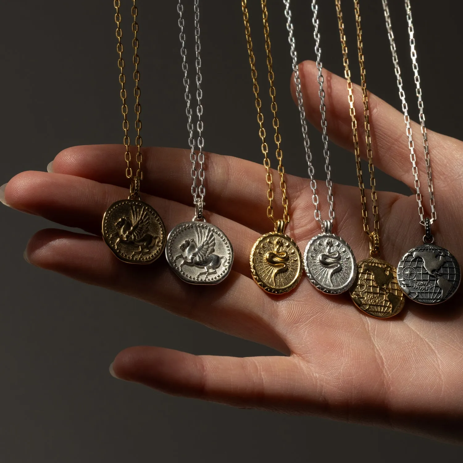 Pegasus 'Overcome and Thrive' Talisman Necklace sold by Dower & Hall product image thumbnail 5