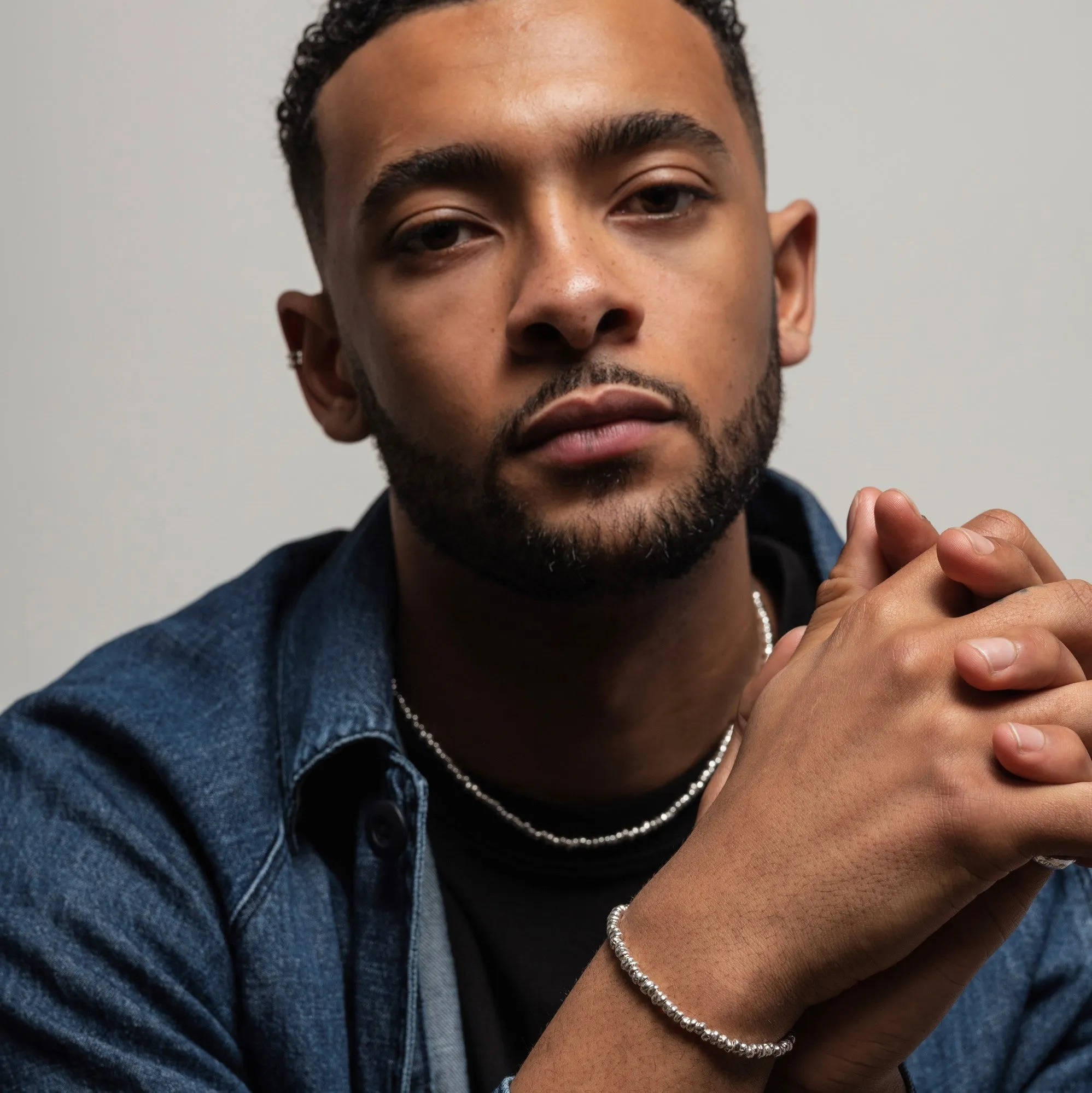 Men's Signature Small Nugget Bracelet sold by Dower & Hall product image thumbnail 2