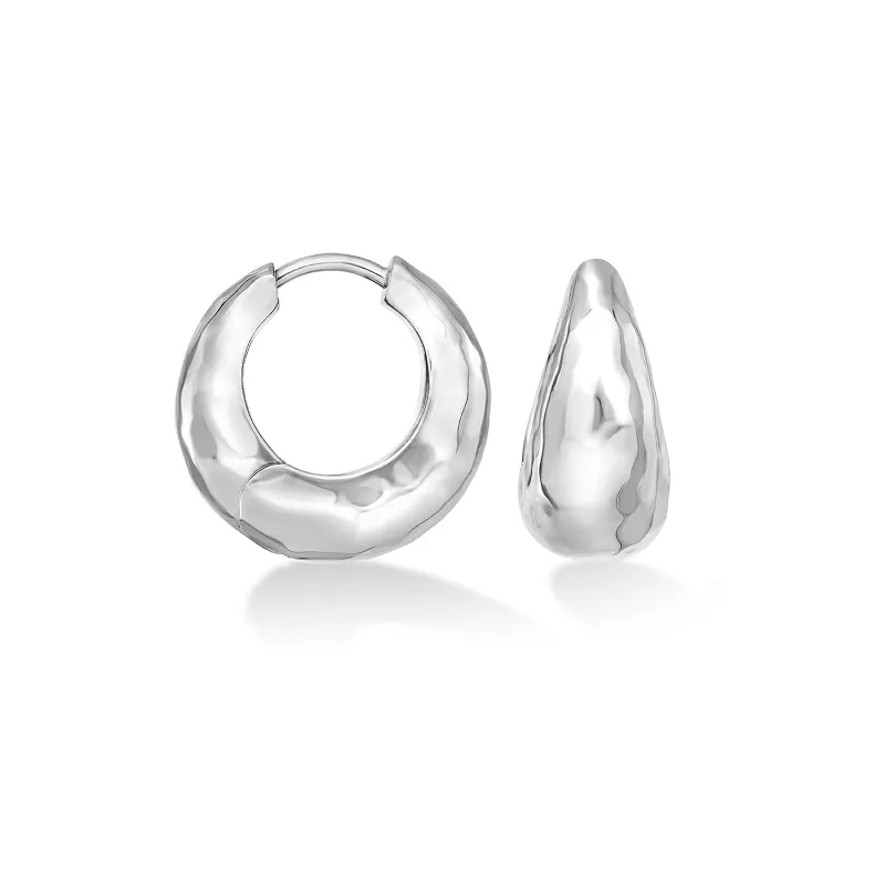 Chunky Tapered Nomad Hoops sold by Dower & Hall