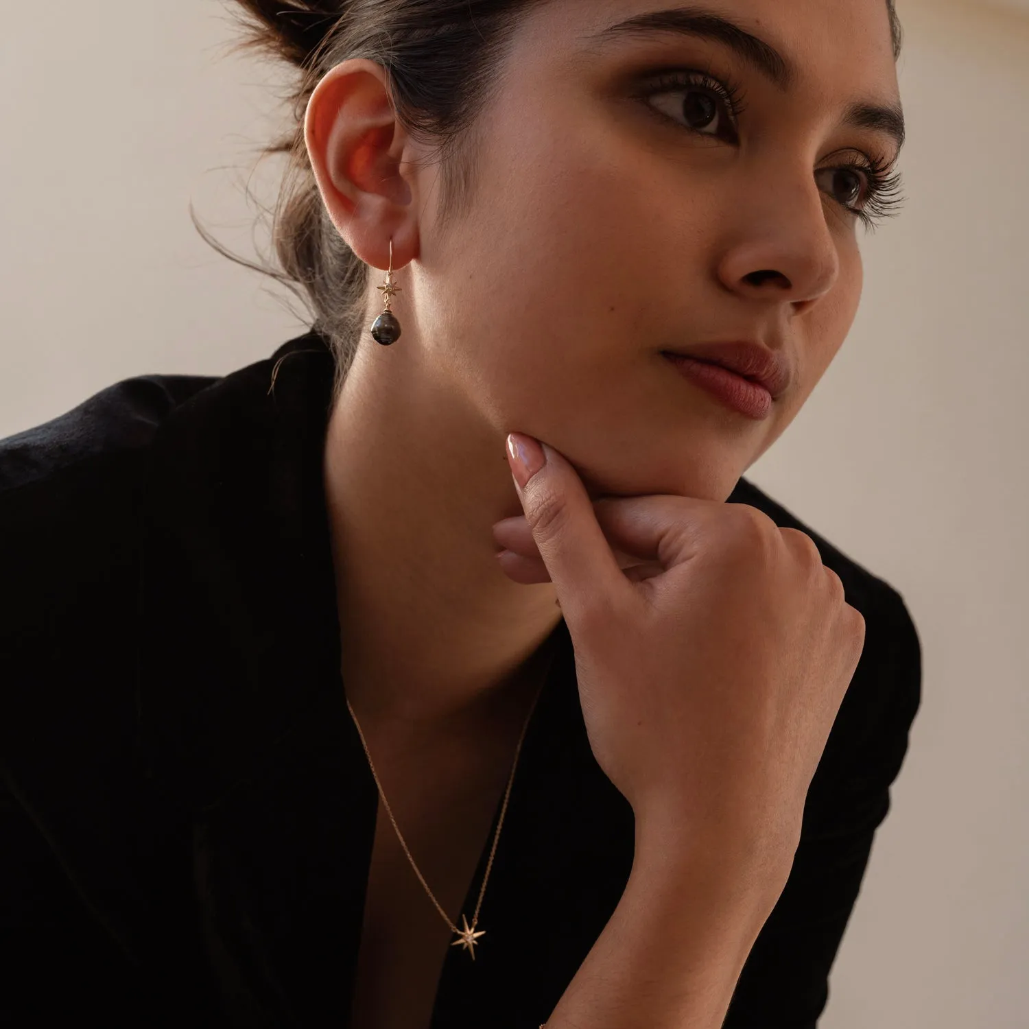 14k Gold & Diamond North Star Pendant sold by Dower & Hall product image thumbnail 4