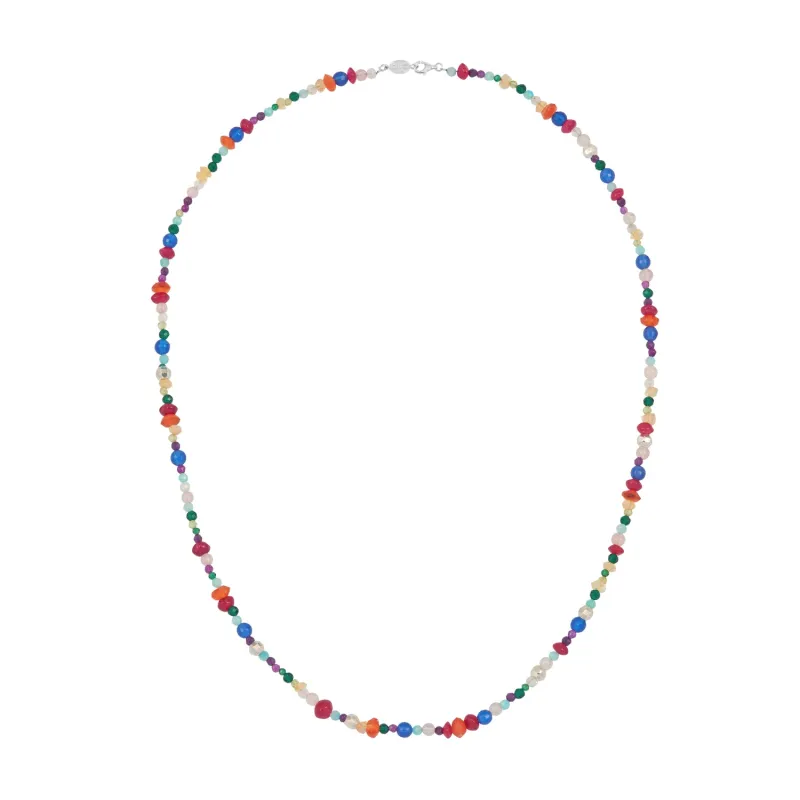 Men's Tutti Frutti Mixed Gemstone Necklace sold by Dower & Hall