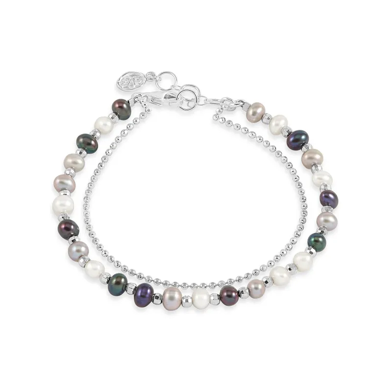 Mixed Freshwater Timeless Pearl  Bracelet sold by Dower & Hall