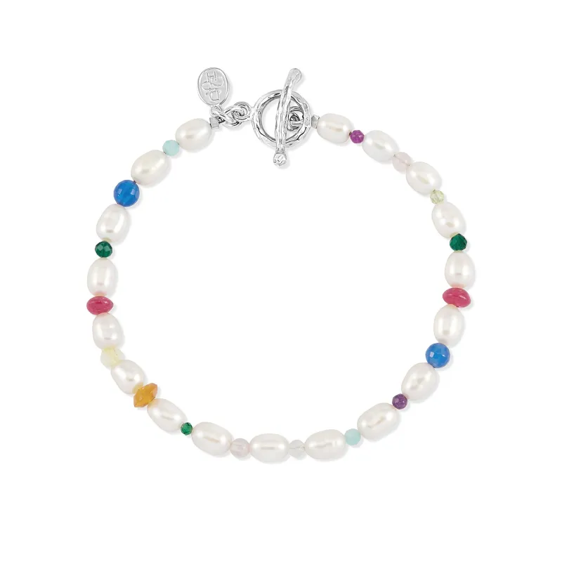 Carnival Mixed Gemstone Bracelet made by Dower & Hall