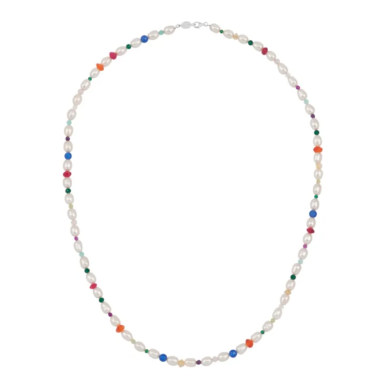 Men's Carnival Mixed Gemstone Necklace sold by Dower & Hall