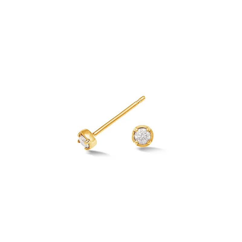 14k Stargazer Diamond Studs sold by Dower & Hall