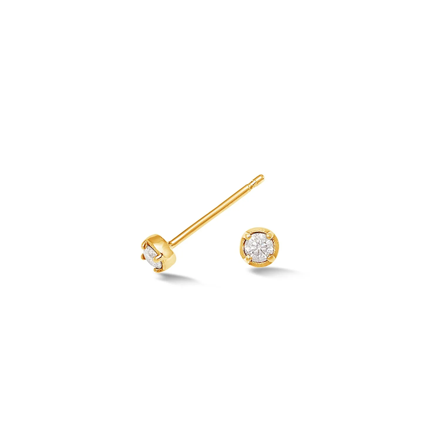14k Stargazer Diamond Studs sold by Dower & Hall