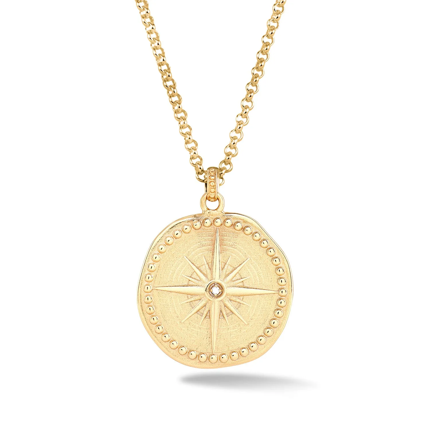Men's Diamond True North Talisman Necklace sold by Dower & Hall product image thumbnail 5