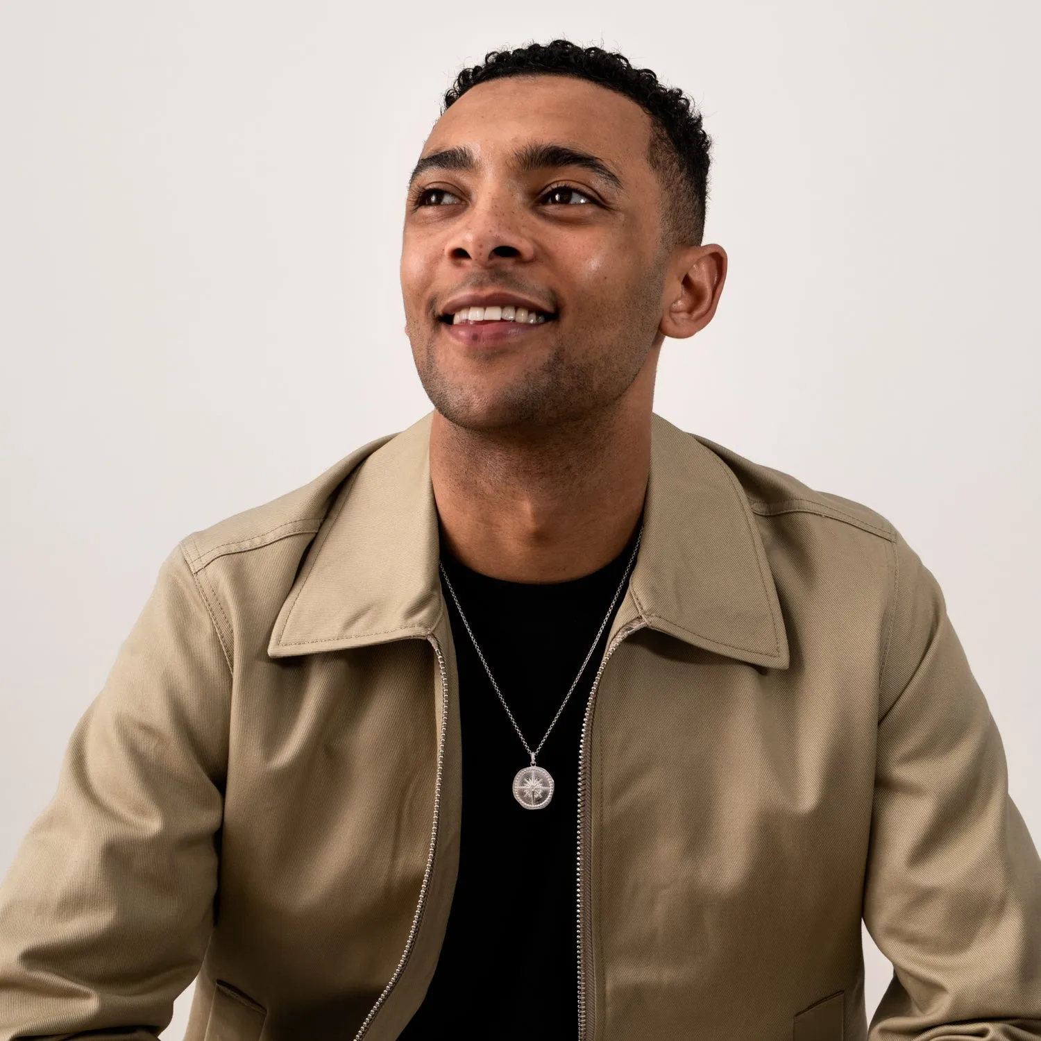 Men's Diamond True North Talisman Necklace sold by Dower & Hall product image thumbnail 2