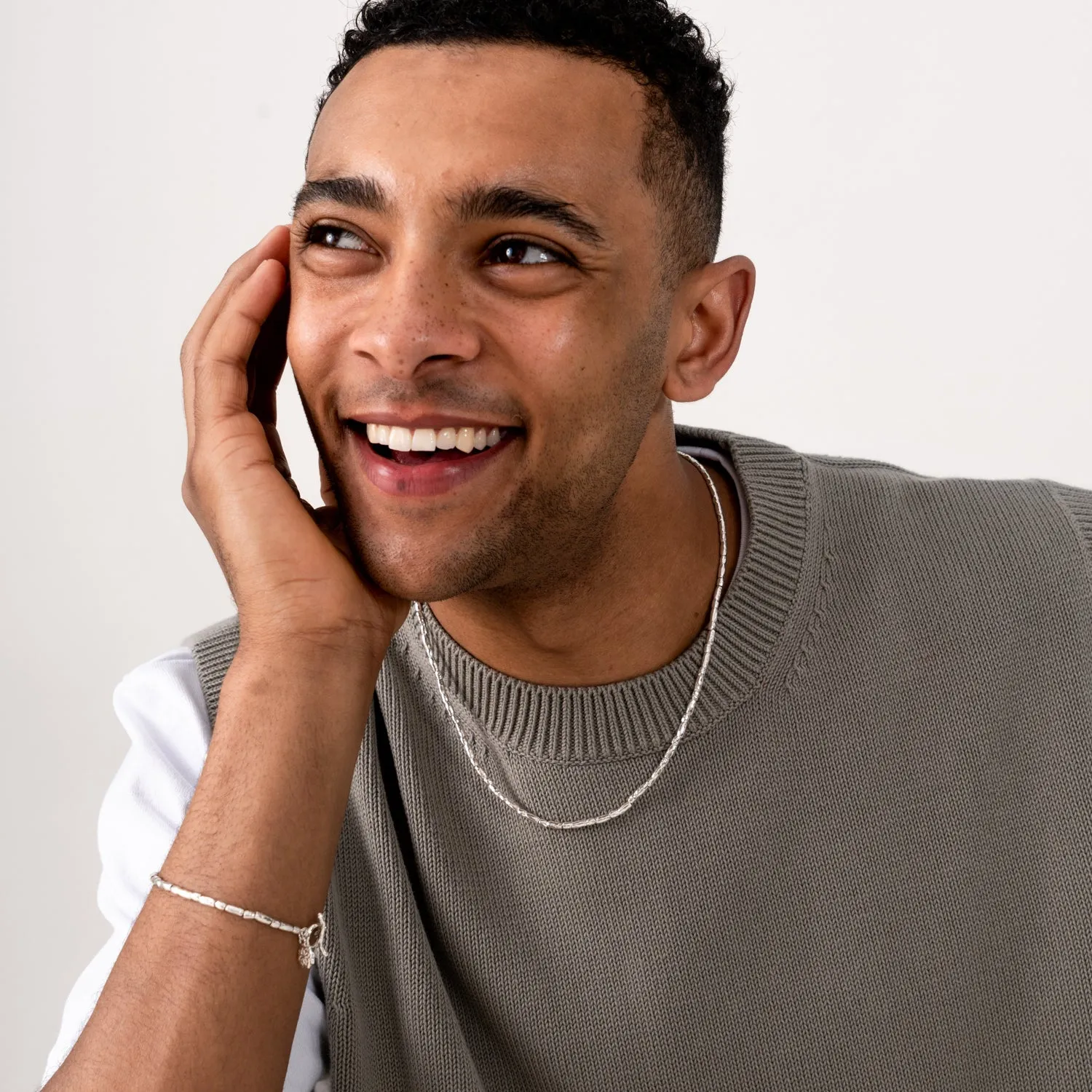 Men's Rice Nomad Necklace sold by Dower & Hall product image thumbnail 2