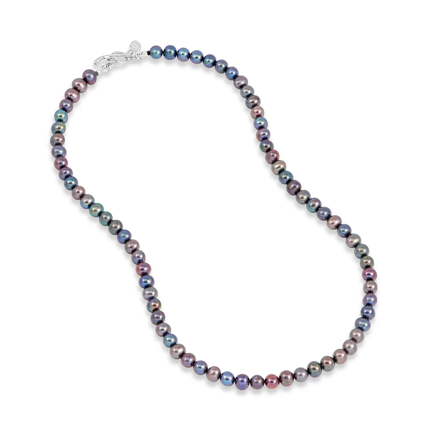 Timeless Peacock Freshwater Pearl Necklace sold by Dower & Hall product image thumbnail 4