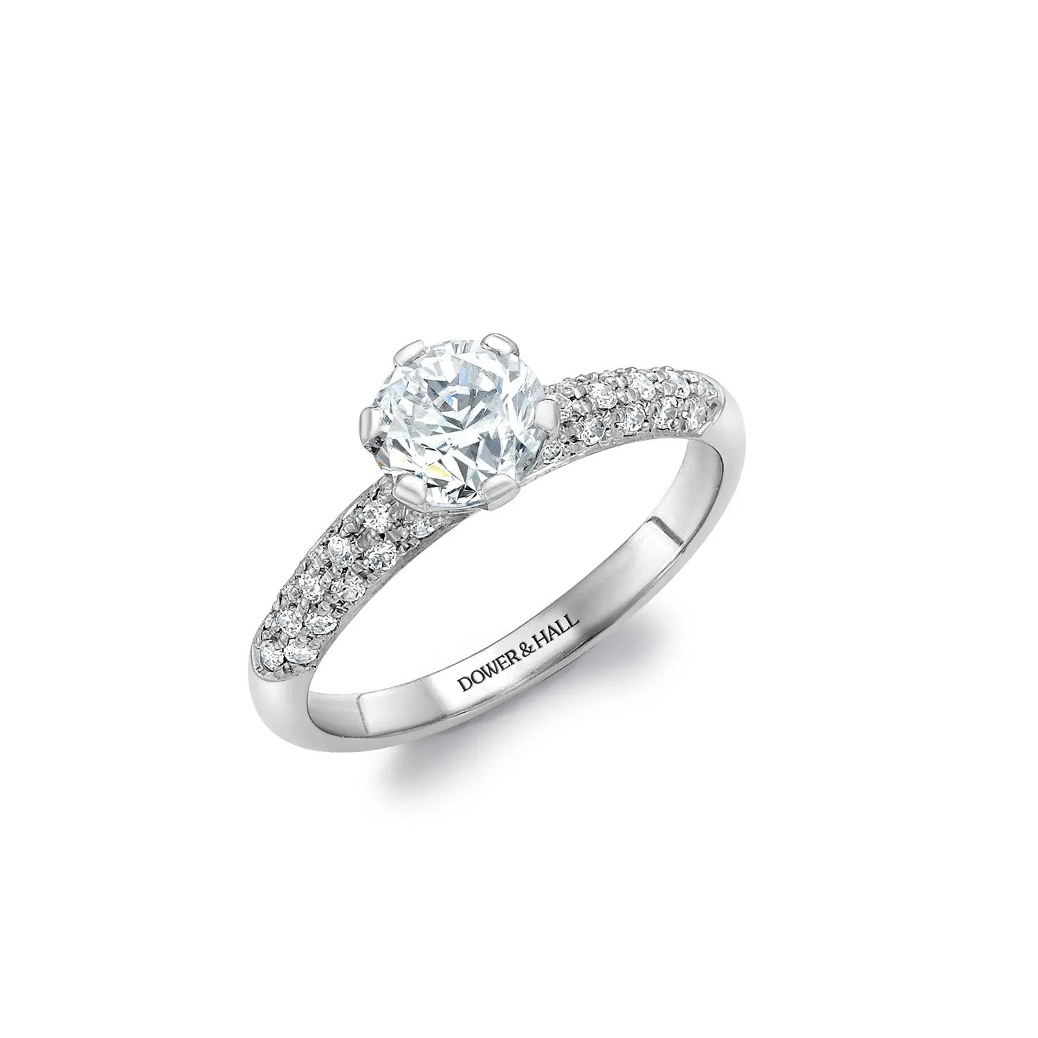 Angel Diamond Engagement Ring sold by Dower & Hall product image thumbnail 5
