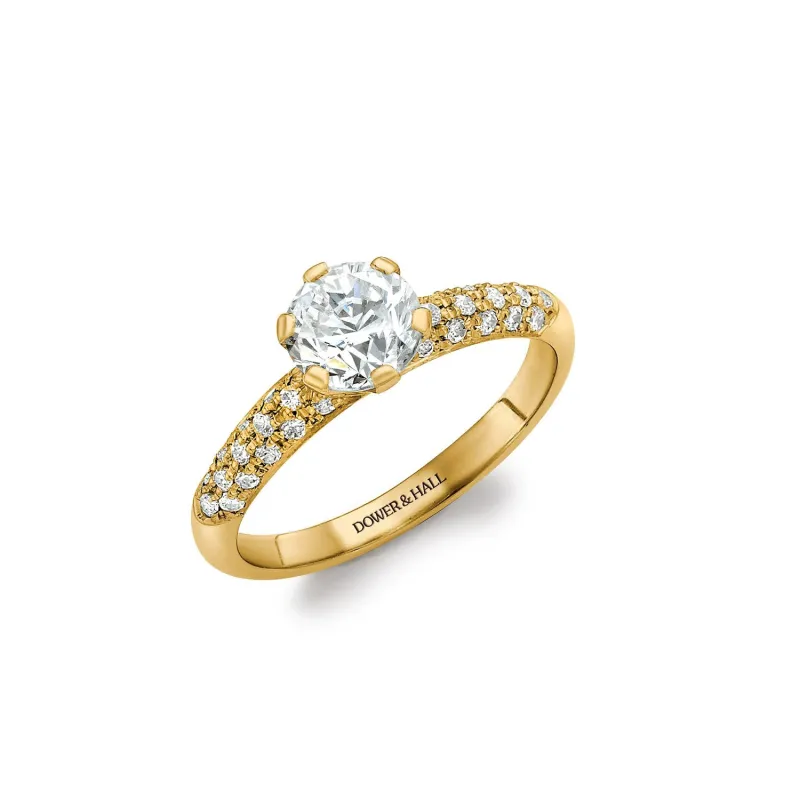 Angel Diamond Engagement Ring sold by Dower & Hall