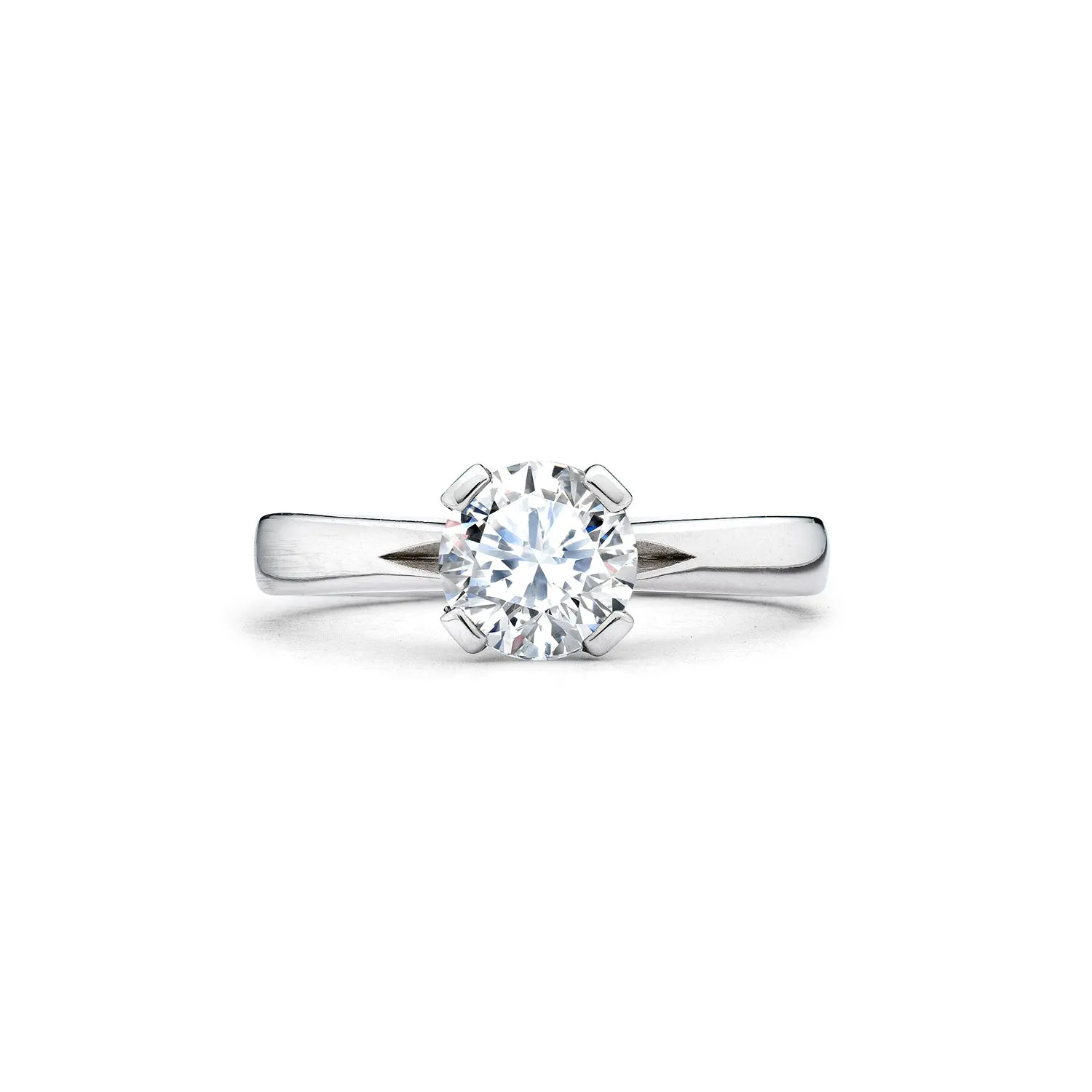Flute Diamond Engagement Ring sold by Dower & Hall product image thumbnail 3
