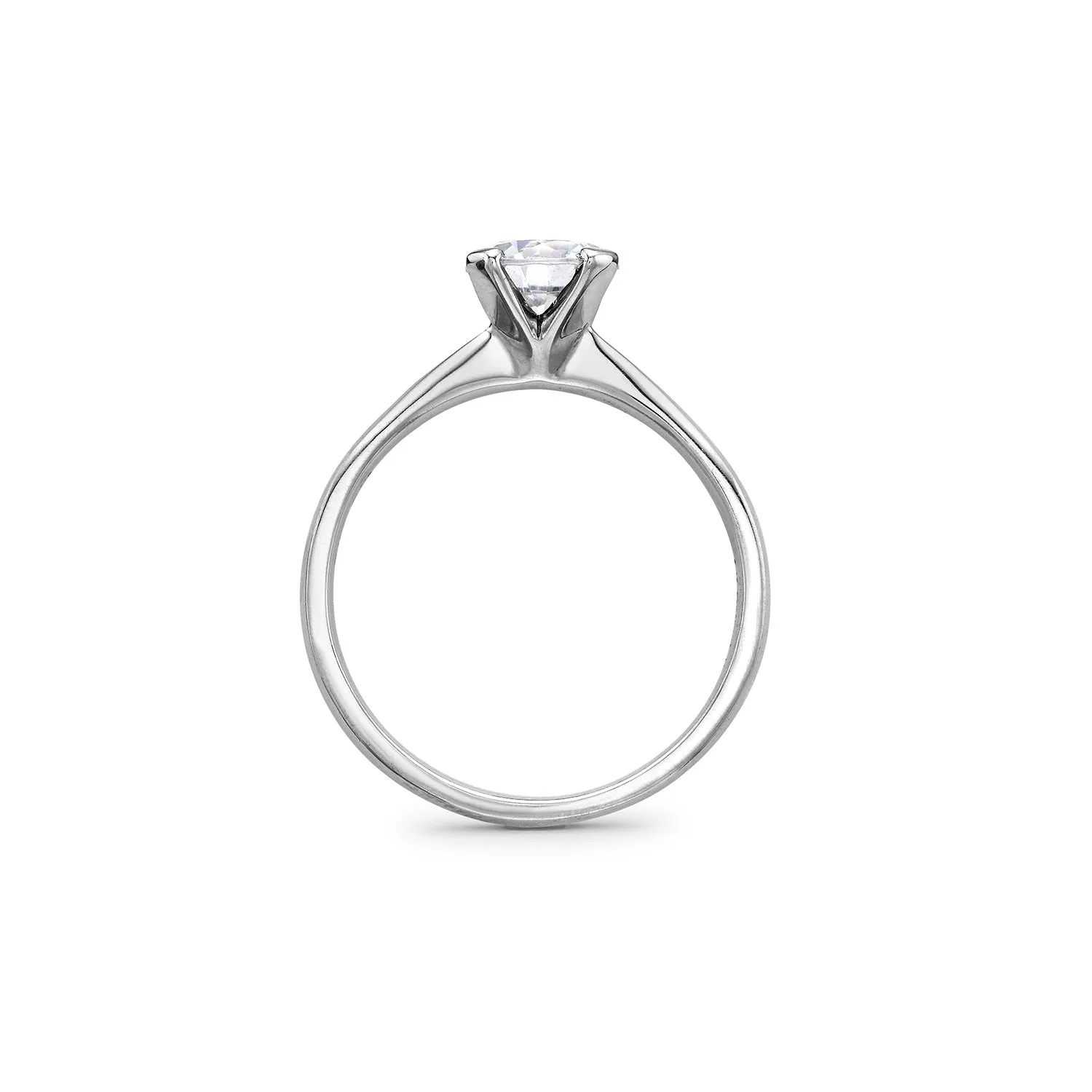 Flute Diamond Engagement Ring sold by Dower & Hall product image thumbnail 4