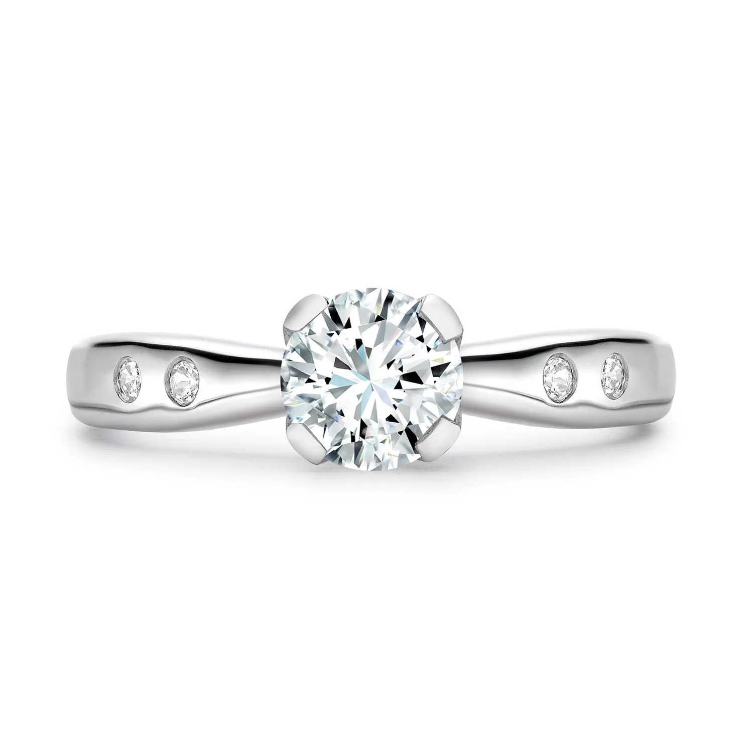 Bluebell Diamond Engagement Ring sold by Dower & Hall product image thumbnail 3