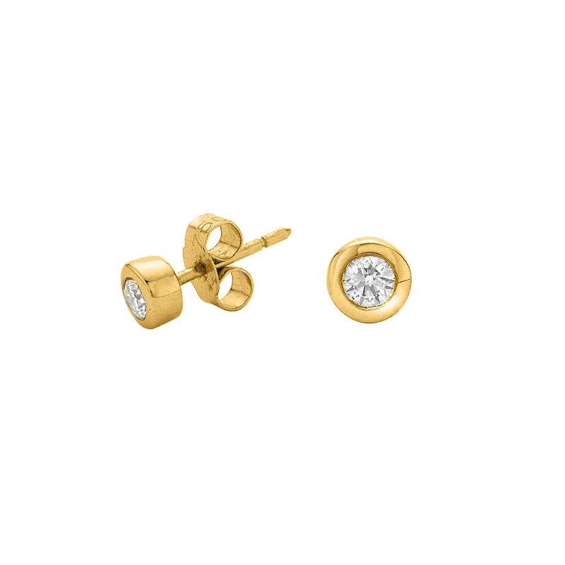 18k Gold & Diamond Cascade Studs sold by Dower & Hall