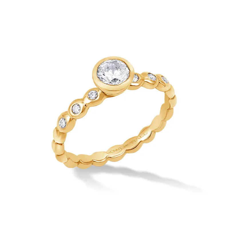 18k Bubbles Narrative Ring with 0.50ct Diamond sold by Dower & Hall