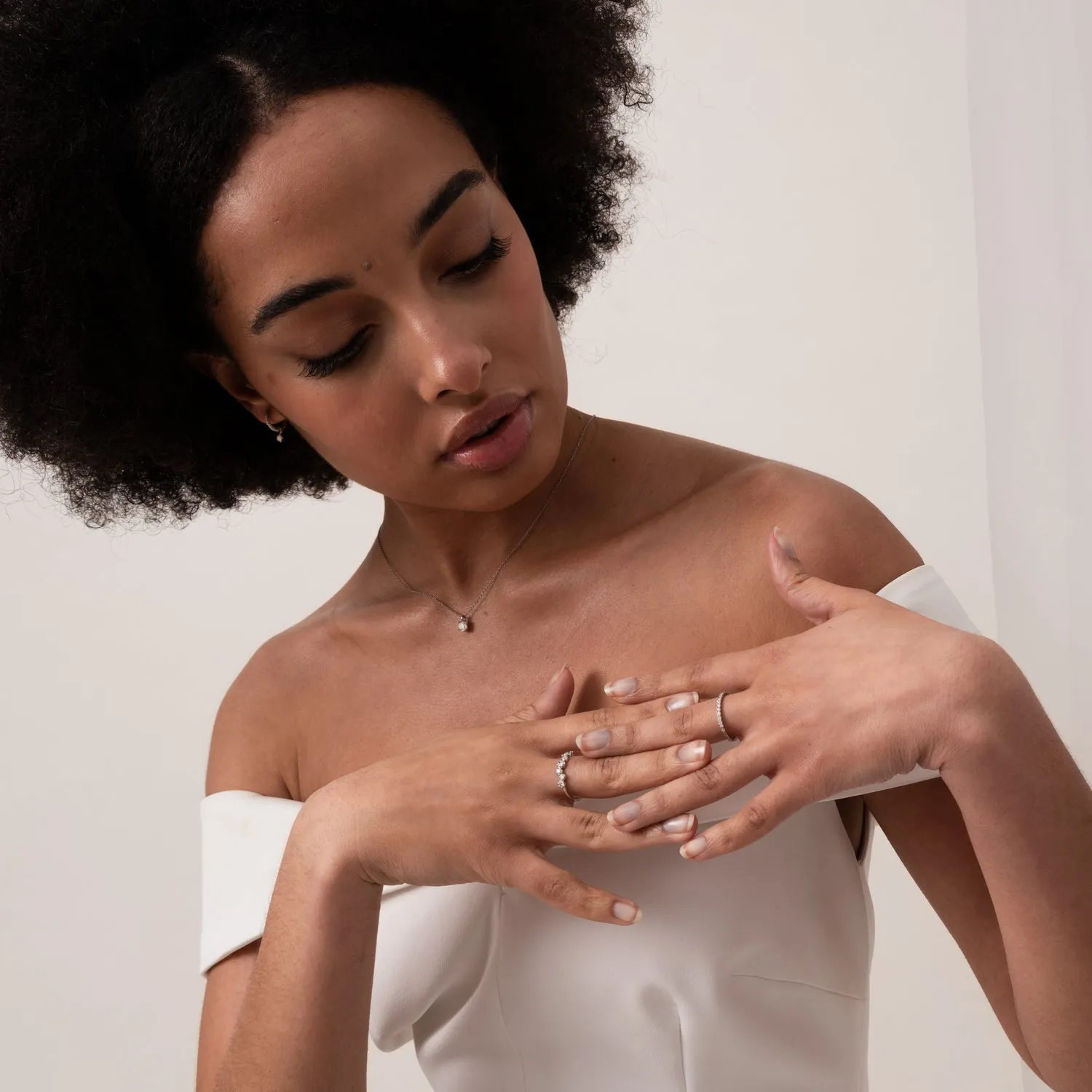 14k Dotty Eternity Narrative Ring sold by Dower & Hall product image thumbnail 3