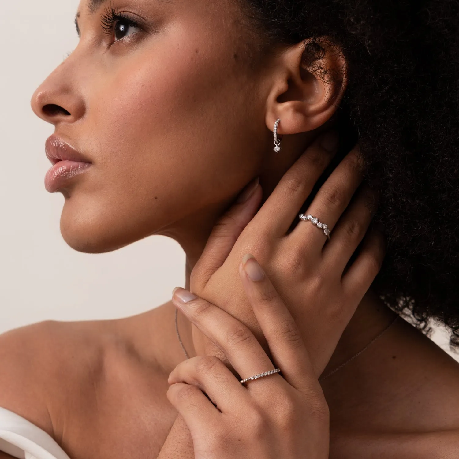 14k Dotty Eternity Narrative Ring sold by Dower & Hall product image thumbnail 2