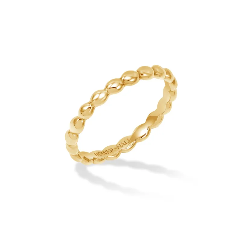 14k Bubbles Narrative Band sold by Dower & Hall