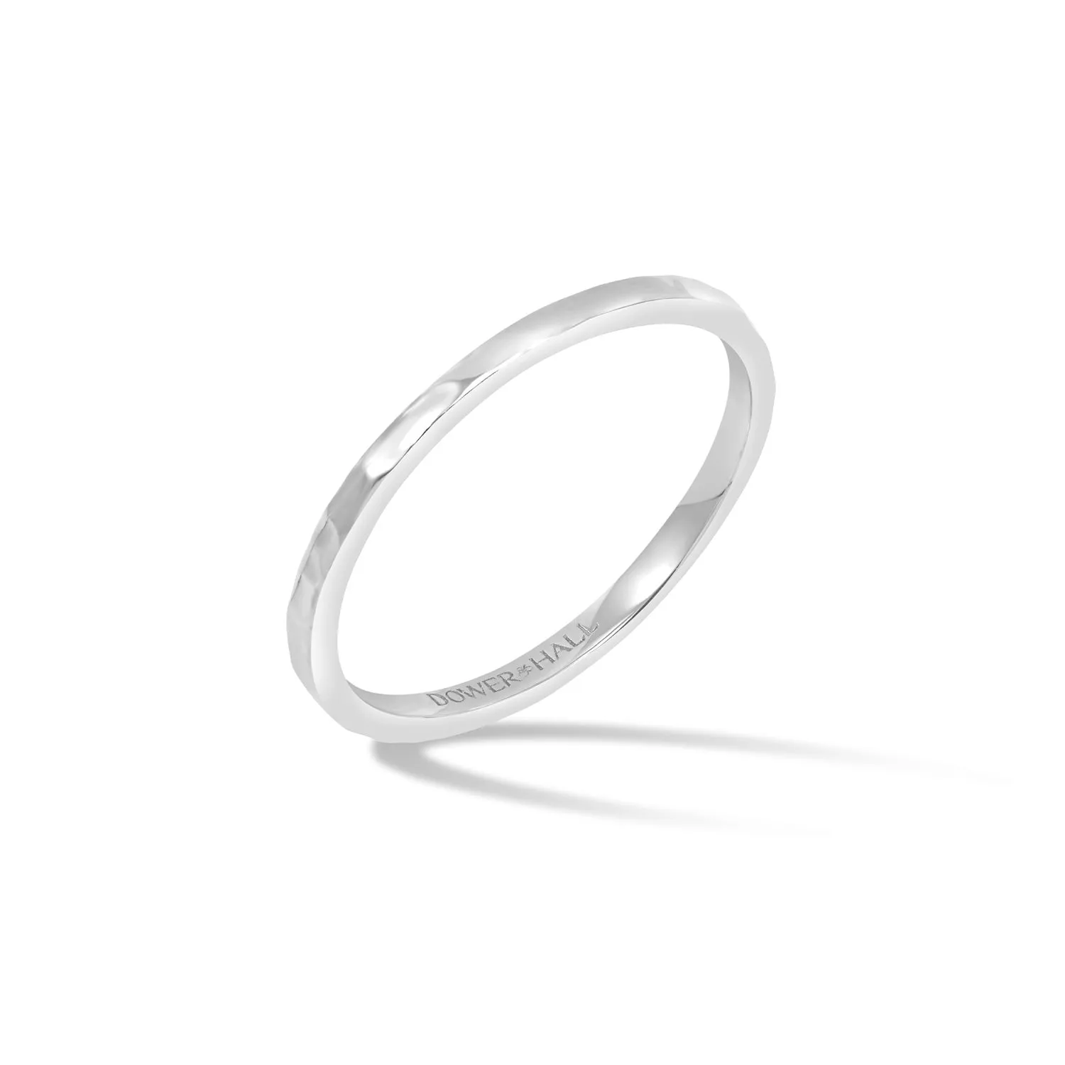 14k Gold Fine Hammered Narrative Ring sold by Dower & Hall product image thumbnail 5