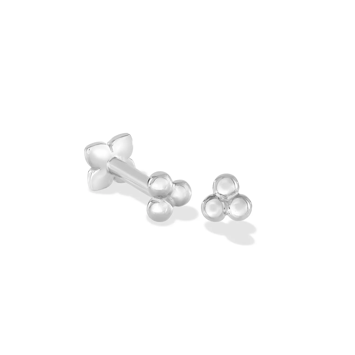 9k Dotty Trio Single Labret sold by Dower & Hall product image thumbnail 5