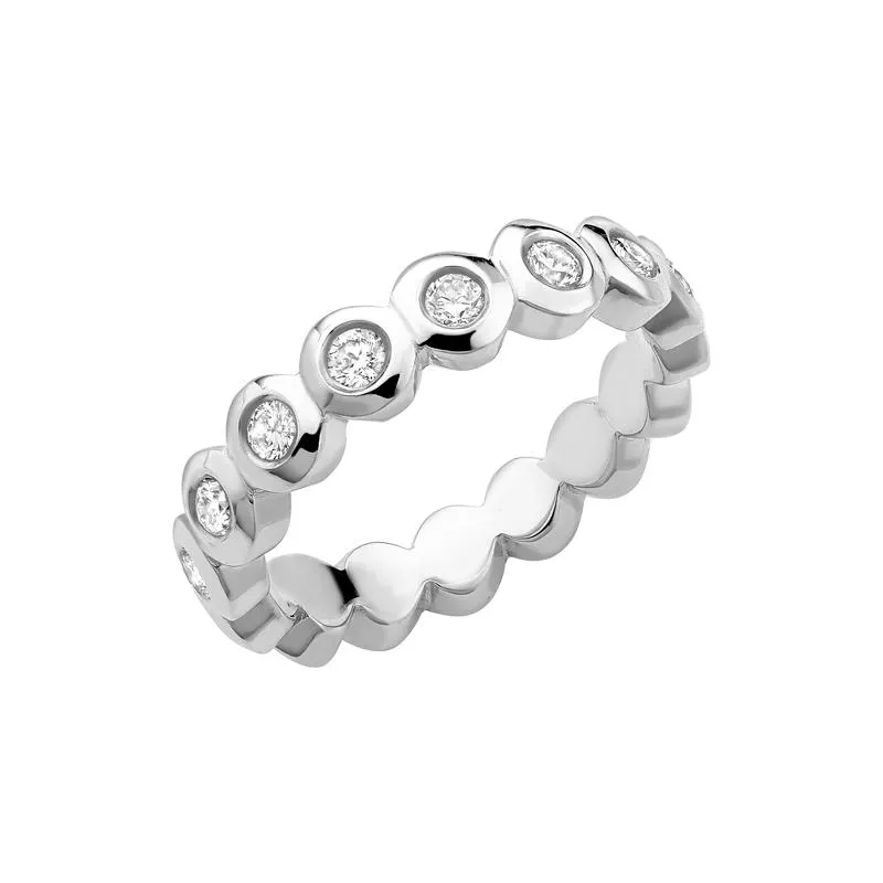 Platinum Dotty Full Eternity Ring - 0.50CT sold by Dower & Hall