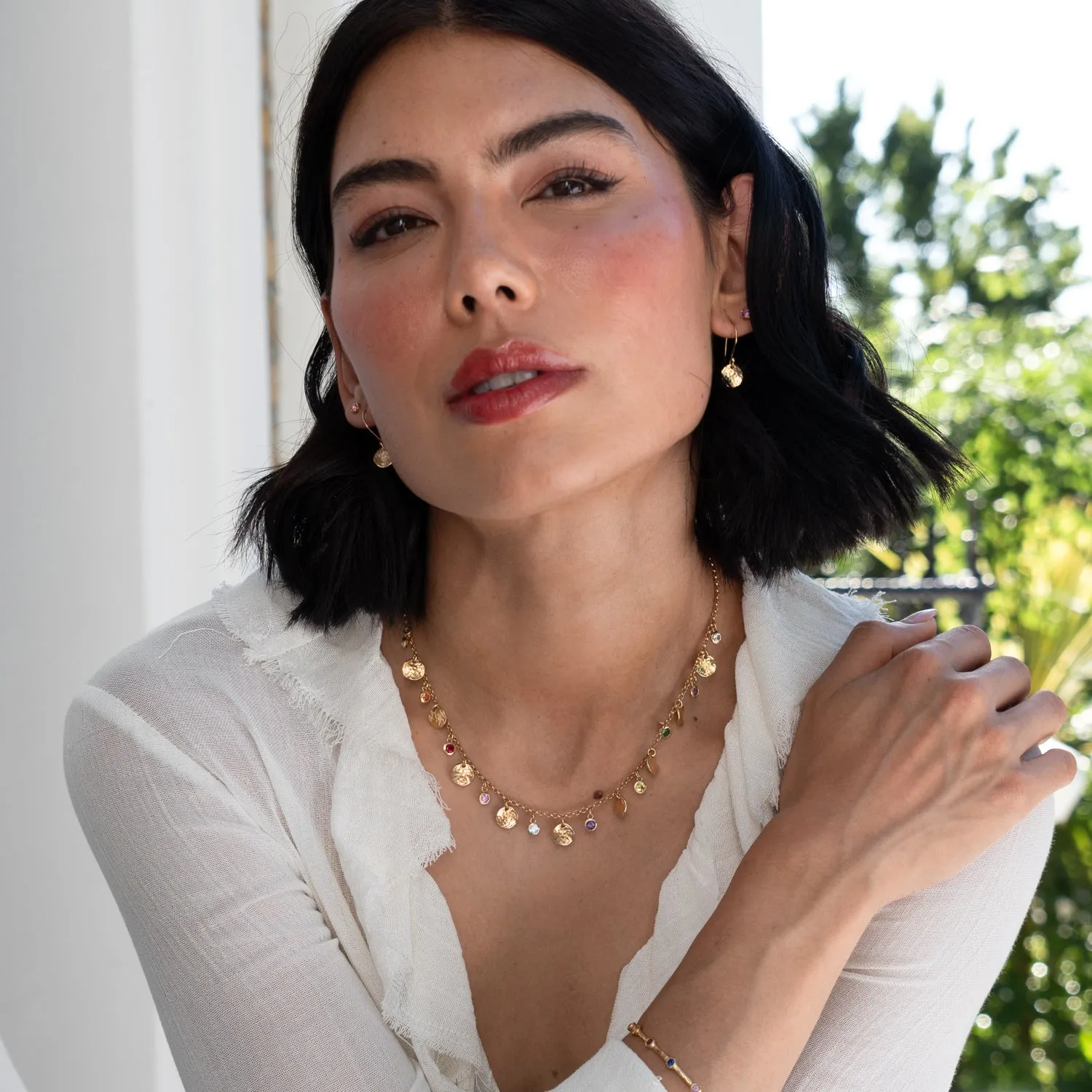 10mm Disc Nomad Earrings sold by Dower & Hall product image thumbnail 2