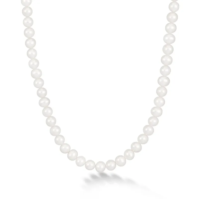 Timeless White Freshwater Pearl Necklace sold by Dower & Hall