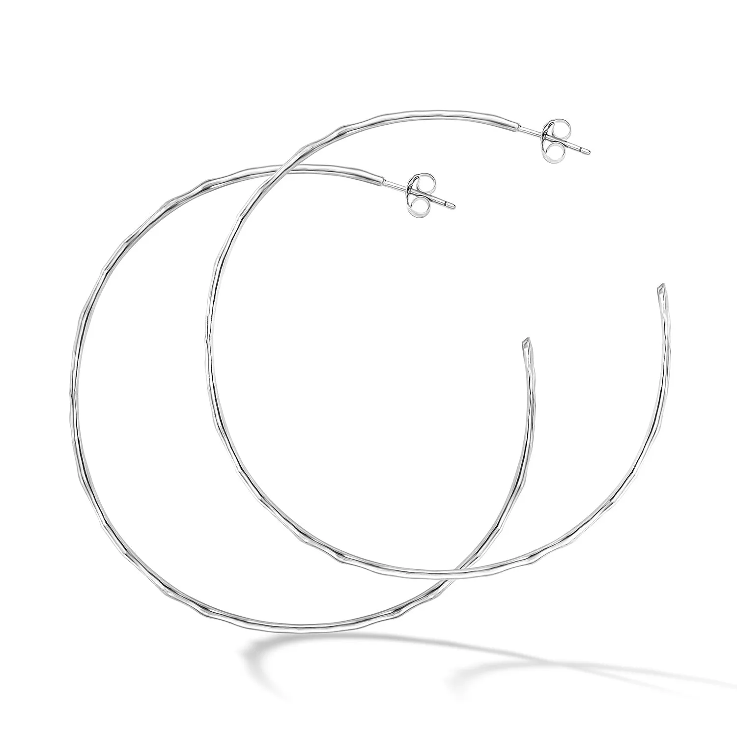 75mm Hammered Nomad Hoops sold by Dower & Hall product image thumbnail 3