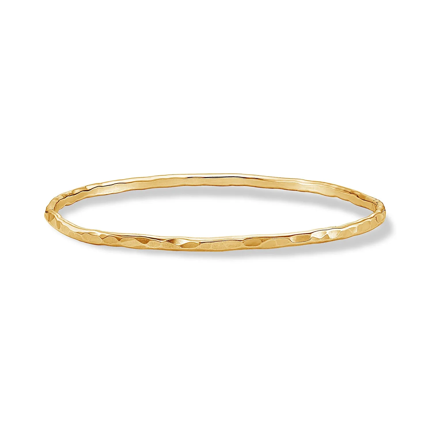 3mm Hammered Nomad Bangle sold by Dower & Hall