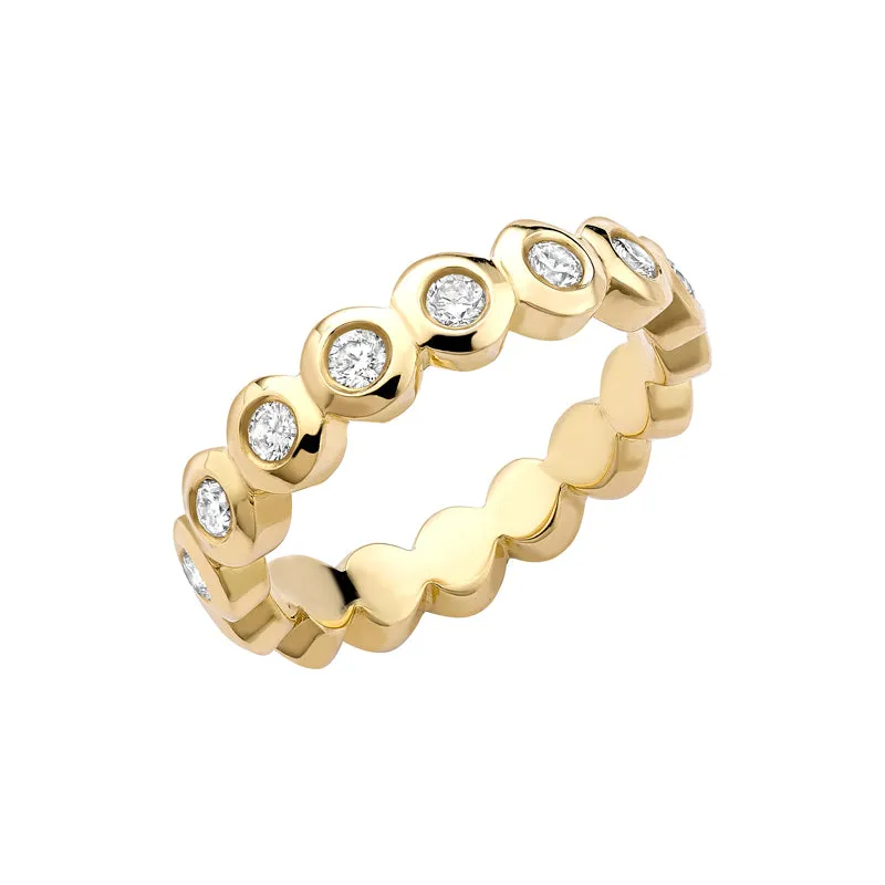 18k Gold Dotty Full Eternity Ring - 0.50CT sold by Dower & Hall