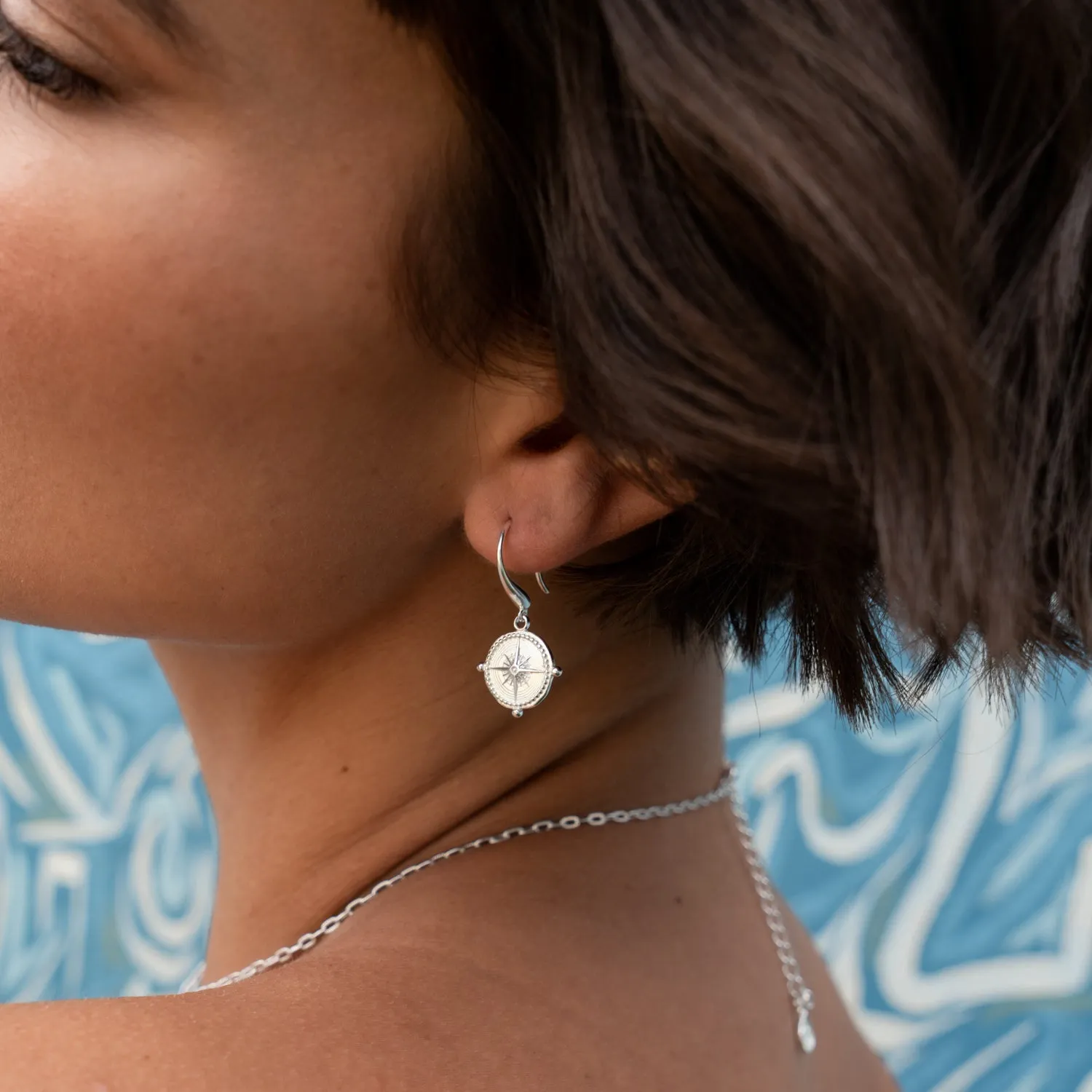 True North Story Drop Earrings sold by Dower & Hall product image thumbnail 2