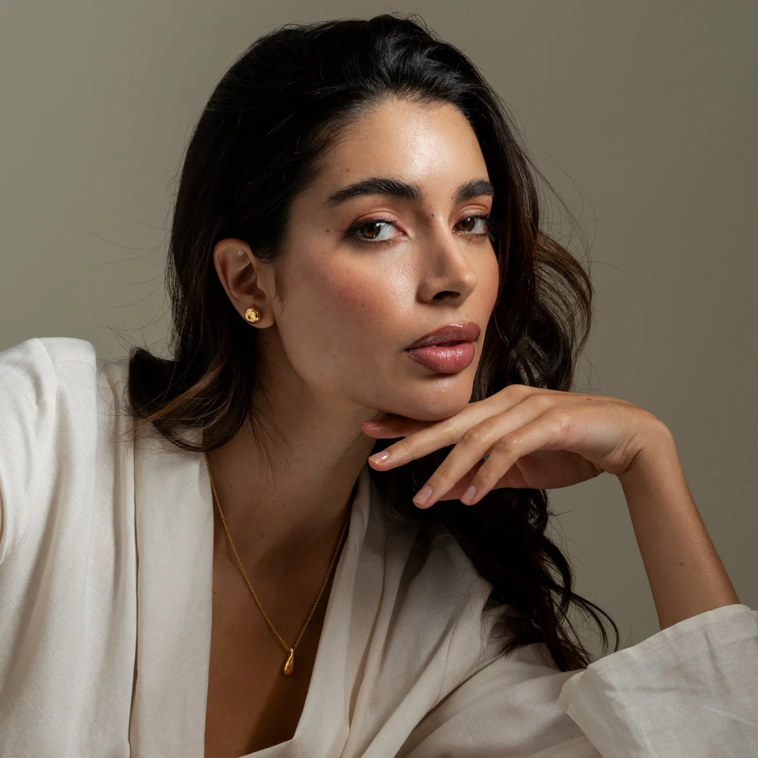 Small Waterfall Droplet Pendant sold by Dower & Hall product image thumbnail 3