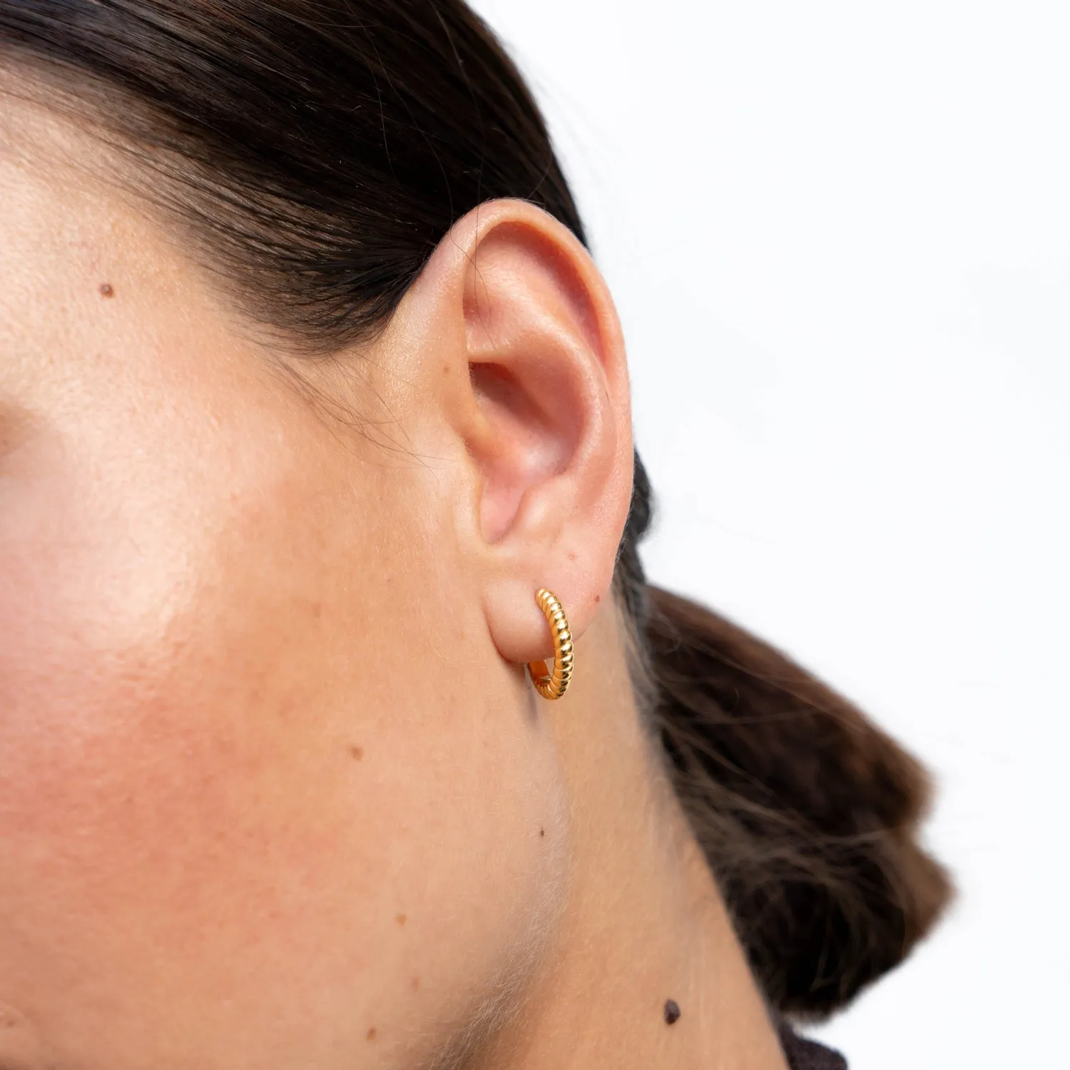 Tutti Frutti & Twist Huggie Hoops Set sold by Dower & Hall product image thumbnail 4