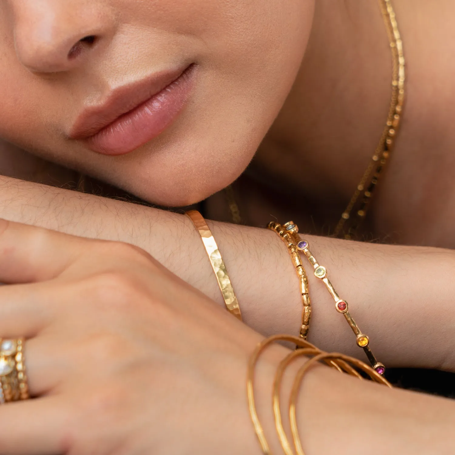 Array and Nomad Bangle Set sold by Dower & Hall product image thumbnail 3