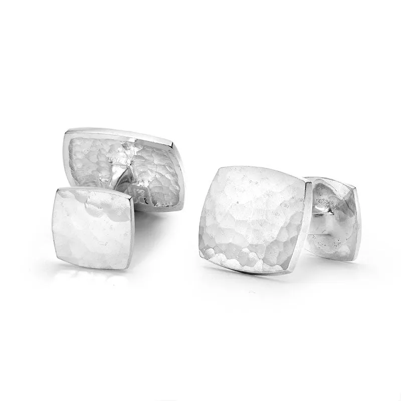 Rectangular Engravable Story Cufflinks sold by Dower & Hall